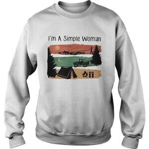 Im A Simple Woman Love Camping  Sweatshirt